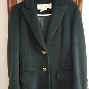 Escada Classic Coat Made In Germany